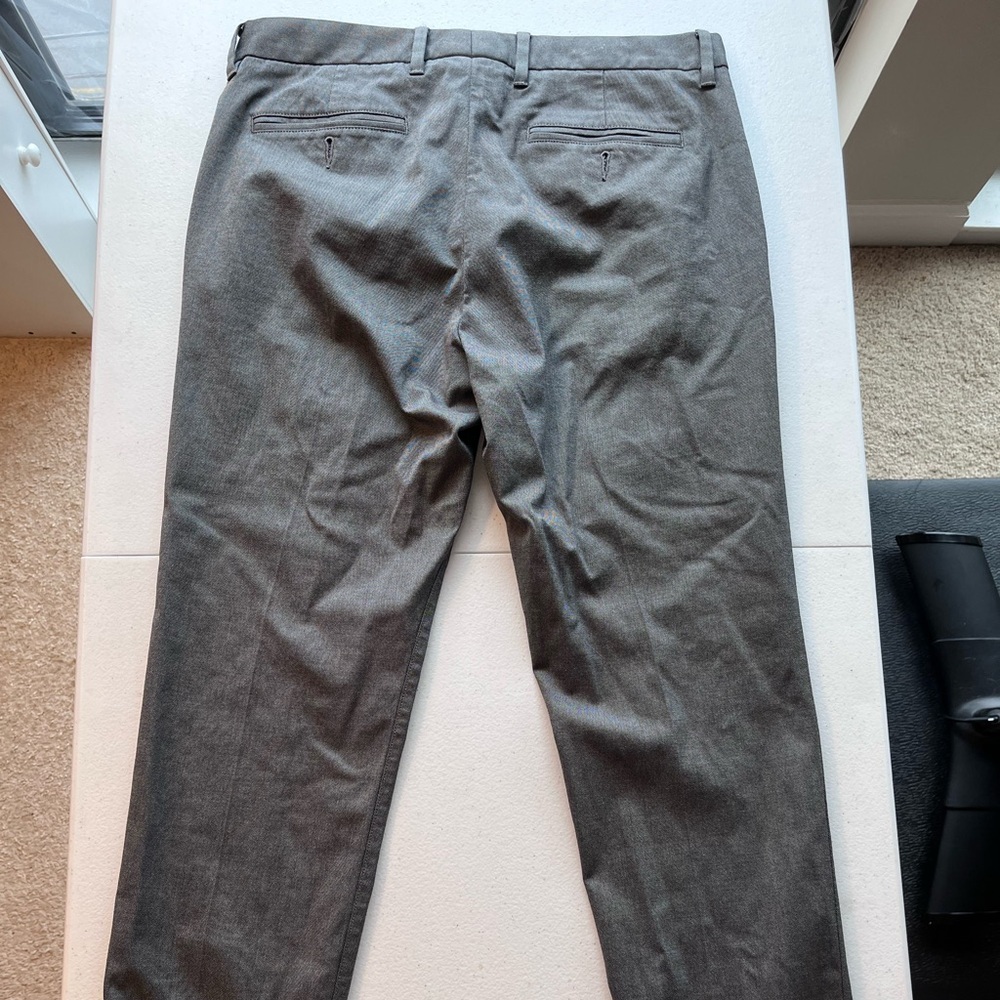 Bonobos Tuesday Charcoal Yarn Dye Dress Pants for Men - Slim Taper - 30/28
